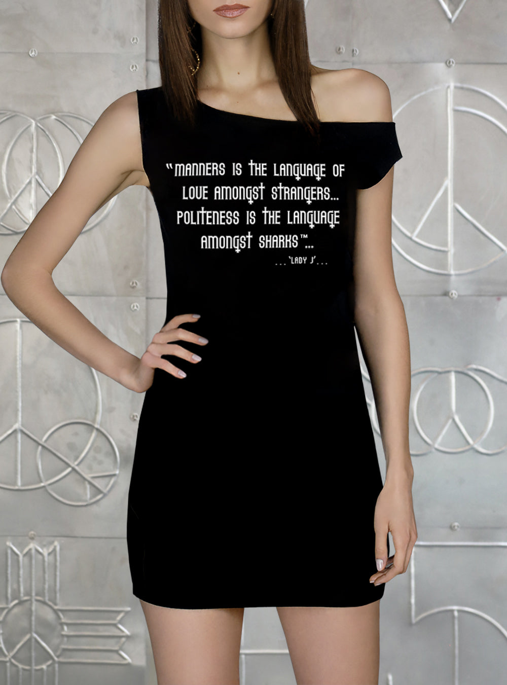 ‘Manners Is The Language Of Love Amongst Strangers…Politeness Is The Language Amongst Sharks’…Pillowcase Dress