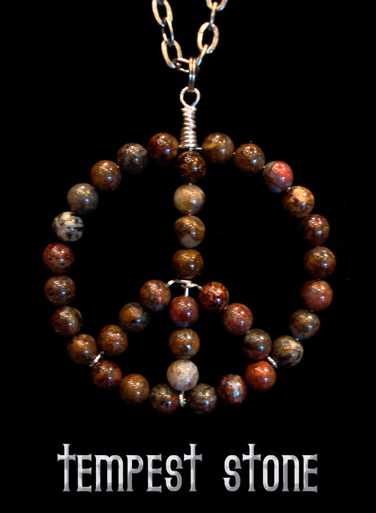 ‘Peace-Healing Stone’ Pendant Necklace…Tempest Stone…