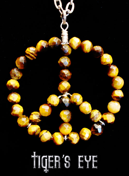 ‘Peace-Healing Stone’ Pendant Necklace…Tiger's Eye…