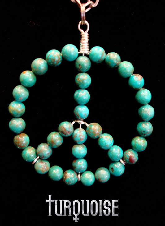 ‘Peace-Healing Stone’ Pendant Necklace…Turquoise…