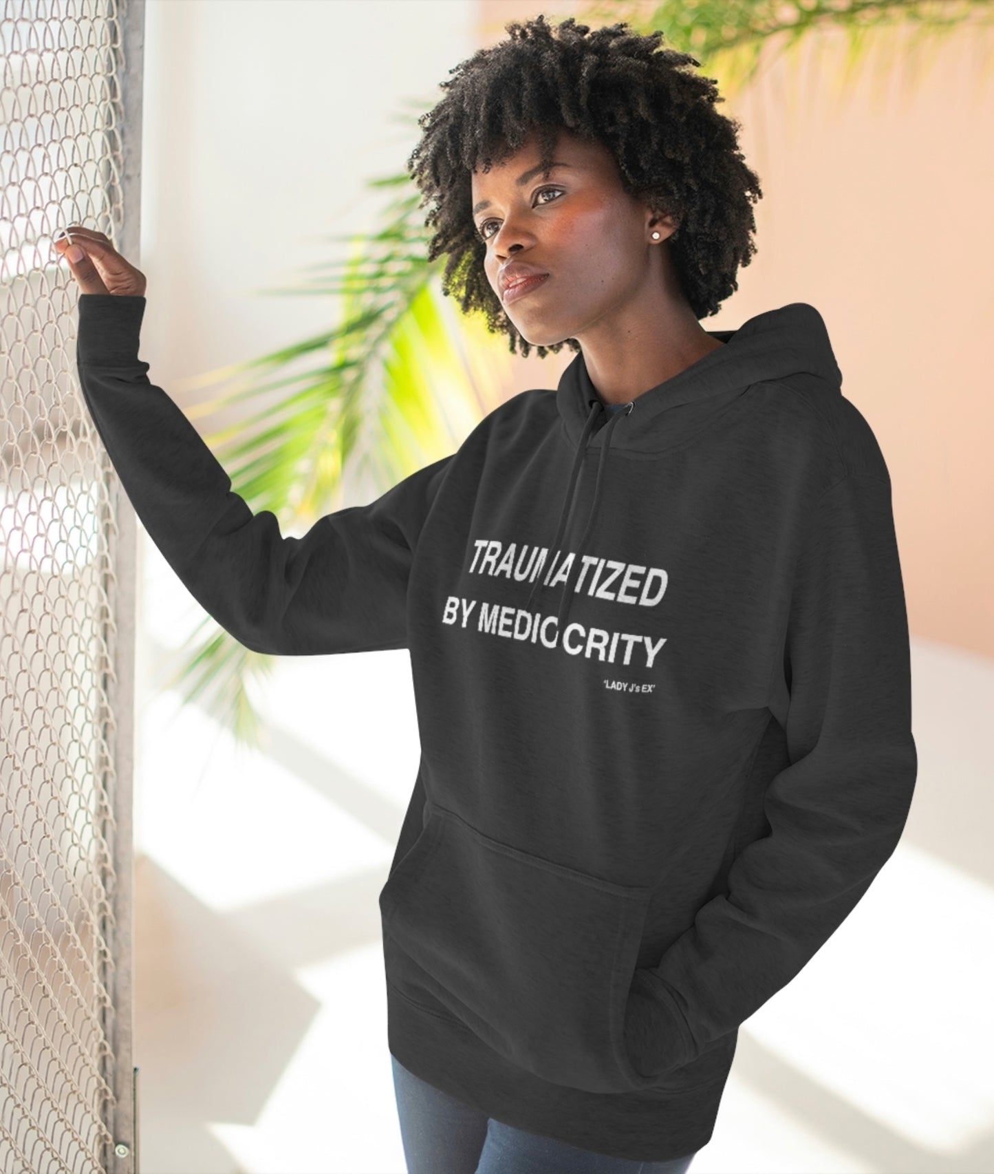 ‘TRAUMATIZED BY MEDIOCRITY’ !!!THE BEST HOODY!!!…UNISEX…